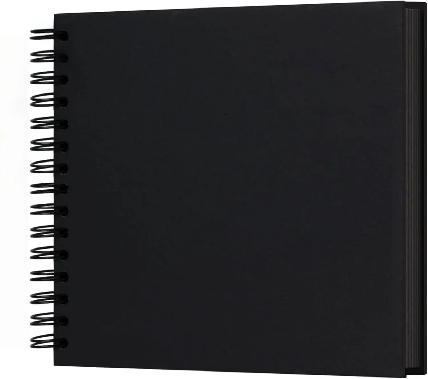 10 x 10 Inch DIY Scrapbook Photo Album 40 Pages, Black Thick Kraft Paper Scrap Book Photo Albums, Memory Book for Wedding, Anniversary, Baby, Family, Travel, DIY Projects
