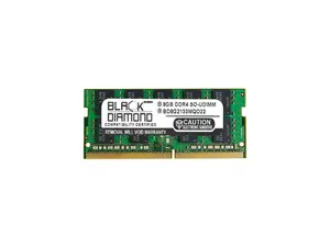 Black Diamond Memory 8GB ECC Unbuffered DDR4 2133 (PC4 17000) Server Memory Model BD8G2133MQO22