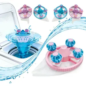 Premium 4-Pack Reusable Laundry Pet Hair Remover Lint Catcher for Washer Dryer Use