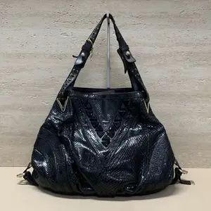 Pre-owned VERSACE Leather Shoulder Bags 7.8'' R4019 Shoulder Bag C1858633174 0608 T5 Qiqi