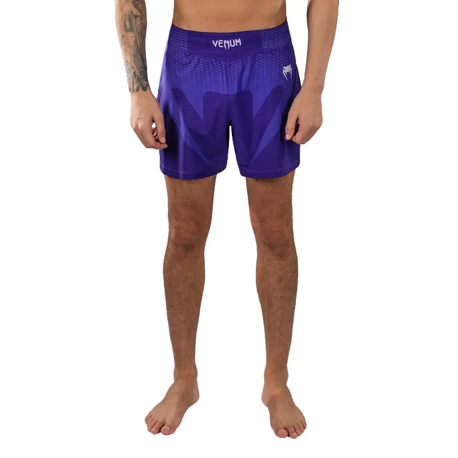 Venum Men's No Gi Fight Shorts, IBJJF Approved Performance Sport Shorts with Durable Stretch Fabric for Jiu-Jitsu & MMA, Athletic Stretch Men's Sports Shorts
