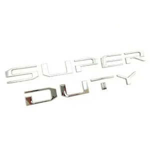 For 2017- 2022 Models ONLY! 3D Raised Super Duty Hood Grille Insert Letter Fit F-250 / F-350 Emblem Decal