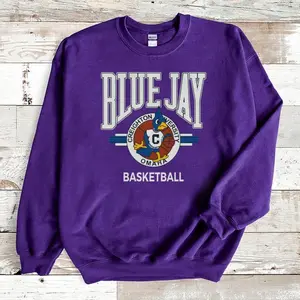 Creighton University OmahaBlueJays basketball shirt sweatshirt basketball lover Bluejays Shirt, CU Shirt retro vtg style Sweatshirt, Hoodie, Comfort Colors