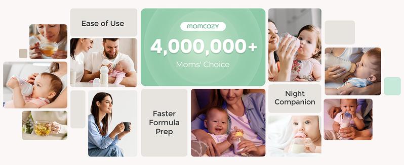 Momcozy Instant Baby Bottle Warmer,Water Warmer for Making Baby Formula,57oz Capacity, Formula Dispenser with 6 Temp Options, Breastfeeding Essentials