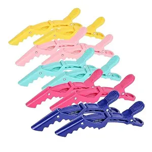 Hair Clips for Women - Wide Teeth & Double-Hinged Design - 10 Pack of Professional Hair Salon Quality Clips