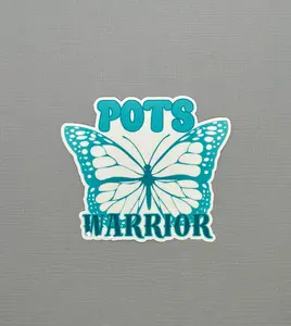 POTS Warrior Butterfly Sticker