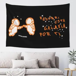 Ivan Cornejo Mirada Tapestry Wall Hanging Home Decoration Wall Blanket Dormitory Living Room Bedroom Backdrop Poster Cotton Decorative Linen Light