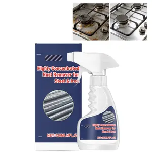 Powerful Rust Remover Spray for Metal, Metal Cleaner, Multipurpose Rust Stain Remover, Fast Acting, for Stainless Steel & Automotive Parts