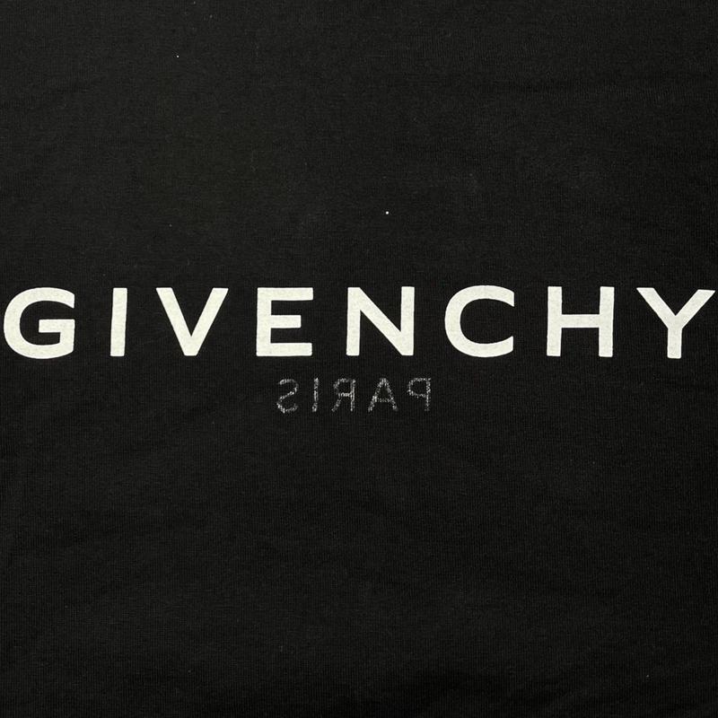 Givenchy Paris Logo Short Sleeve Tee Shirt Black