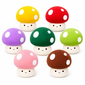 CHUBBYJOY Mushroom Plush Toy, 9" 11" 23" Cute Stuffed Mushroom Pillow, Soft Kawaii Mushroom Plush with Smile Face, Fluffy PP Cotton Stuffed Animal for Kids, Girls, Room Decor, Birthday Christmas Gift