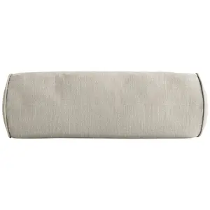 Sorra Home Textured Indoor Corded 16" Bolster Pillow