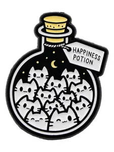 Cute Cartoon Cat Brooch Pin, Perfect for Backpacks, Briefcases & Clothing Accessories, Unique Fashion Gift Idea