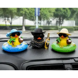 Summer rubber duck car decorations, cute little rubber ducks for cars.