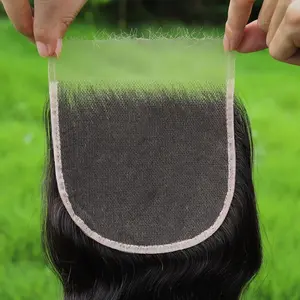 18A Raw Indian Human Hair 5x5 HD Lace Closure, Body Wave, Invisible Melt Skin, Glueless Hair Extension