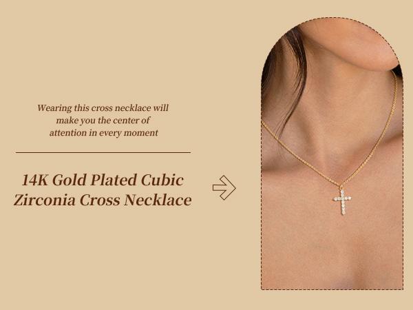 Tewiky Easter Gifts Upgraded Crown Cross Necklace for Women, Crown Cross Pendant Necklace, Non-Tarnish Faith Jewelry for Women, Christian Religious Gifts for Her summerwins Tewiky Easter Gifts Upgraded Crown Cross Necklace for Women, Crown Cross Pendant Necklace, Non-Tarnish Faith Jewelry for Women, Christian Religious Gifts for Her summerwins