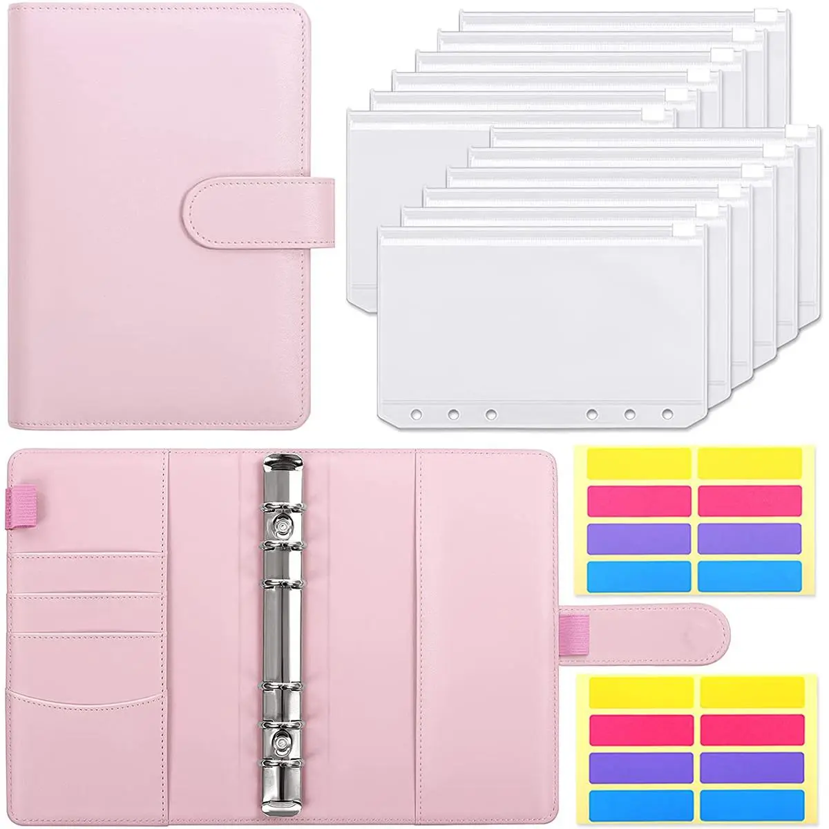 A6 Notebook Binder Budget Planner Organizer Cash Budget Envelope System ...