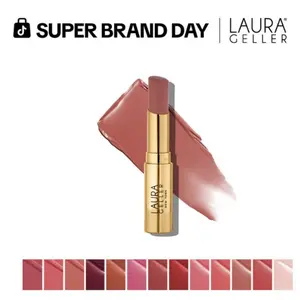 Laura Geller Jelly Balm Hydrating Lip Color - Moisturizing Squalane & Vitamin E Formula for Soft Shiny Lips
