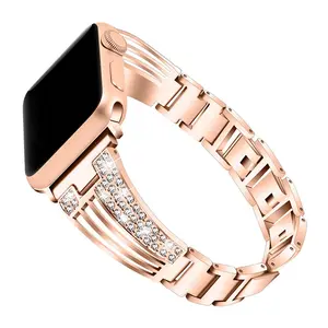 WorryFree Gadgets Apple Watch 44mm Fan Design Metal Band