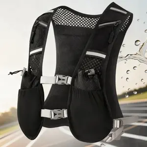 Hydrating running vest backpack, leak-proof, suitable for sports such as triathlon, marathon, hiking, cycling, mountaineering, and running.