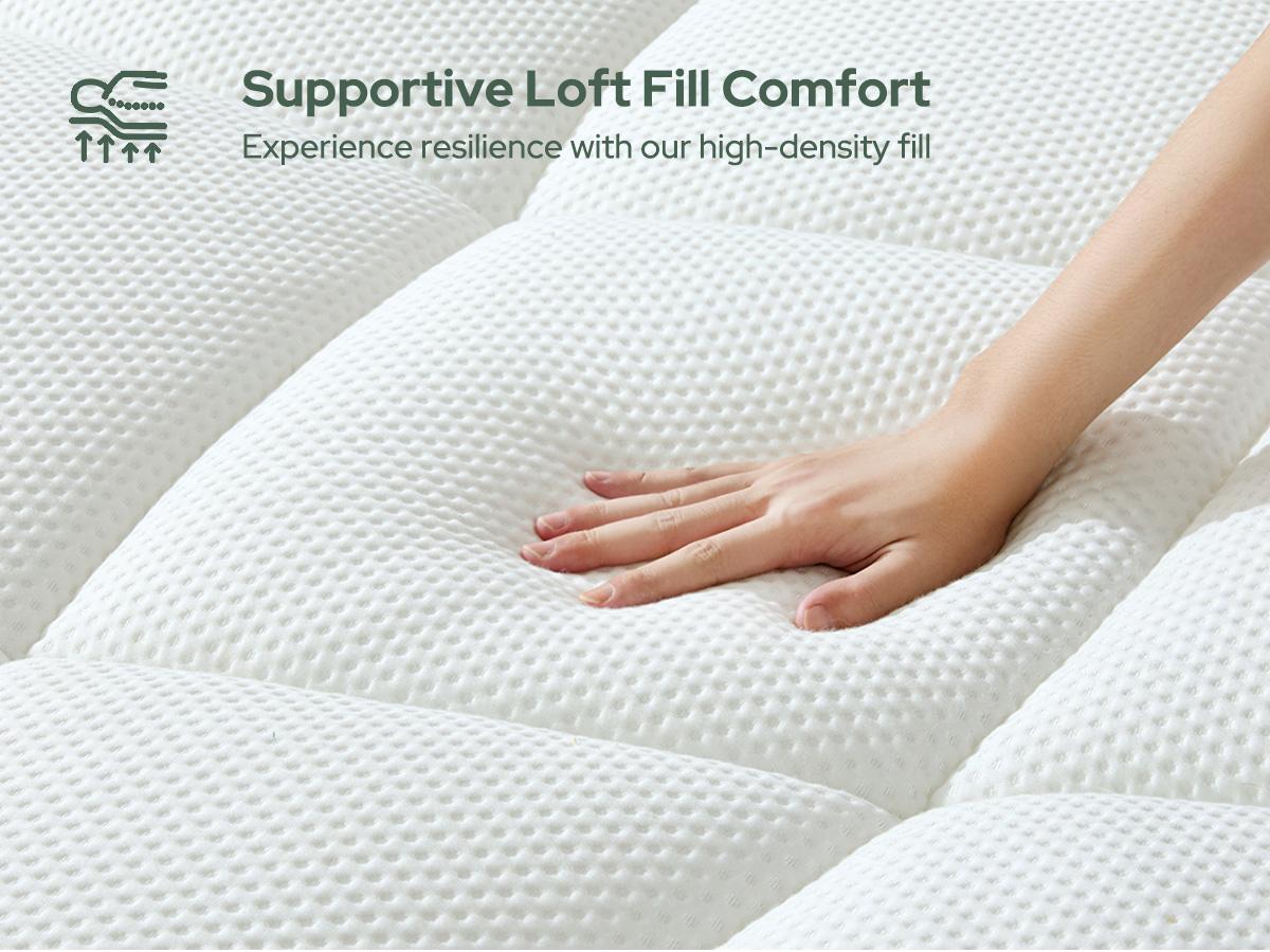 NEW ARRIVAL【BEDLORE】Mattress Topper, Ultra Soft Tencel Blend Pillow Top Mattress Pad for Back Pain Relief, 800 GSM Extra Thick and Breathable Cooling Mattress Cover with 6-18 Inch Deep Pocket HomeEssentials