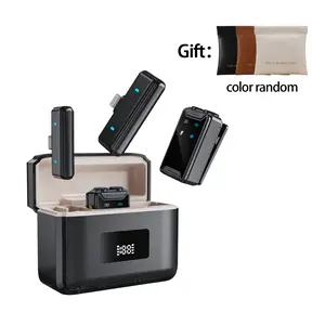 SummerWins Wireless Lavalier Mic Studio-Quality Noise Reduction, 20-Hour Battery, 20m Range & Dual Interface. Ultra-Light 12g Design for Vlog, Live, Interview. Plug & Play, 2.4G Stable Transmission.