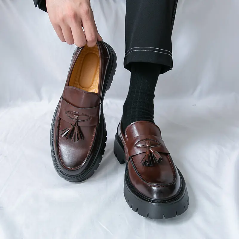 jcpenney dresses for wedding Mens Lennox Weejuns® Tassel Loafer Black main image 1