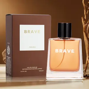 Brave Men's Eau De Parfum Spray 3.4 FL.OZ Long Lasting Fragrance with Pine Needles Olibanum & Benzoin Perfect for Dating Daily Life Parties Gift Giving Regular Edition