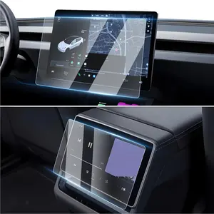 Tesla Model Y/model3 Screen Protector Film, 9h Hardness Anti-Scratch Clear Protective Cover, Durable Tesla Accessories