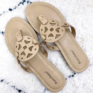 RESTOCK: Paisley Medallion Sandals: Nude