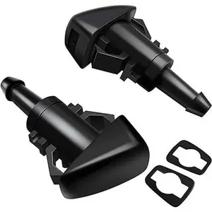 Front Windshield Washer Spray Nozzles – 2 Pack, Adjustable, Easy Install