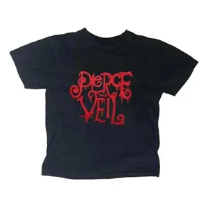 Pierce The Veil Aesthetics Women's Baby Tee, Gothic Letter Print Vintage Punk Grunge, Fairy Baby Tees, Y2k Clothes, 90s Gothic Grunge Baby Tee, Downtown Girl Baby Tee, Gift For Her, Outfits