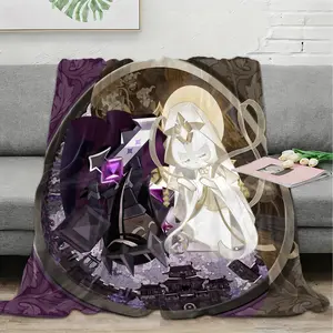 Cookie Run flannel blanket, a delicate all-season single product, can be laid and covered for practical convenience, enhancing home comfort, and is the most suitable gift for Thanksgiving.