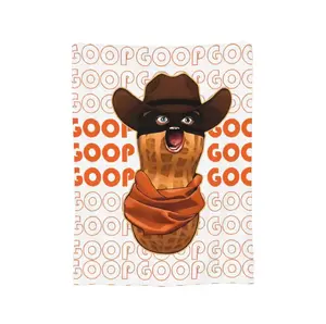 Arc Raiders The Burnt Peanut Goop Meme Blanket, Ultra Soft Plush Flannel Fleece Throw for Couch Bed Sofa, All-Season Lightweight Travel Camping Blanket, Funny Meme Cozy Blanket for Teens Adults Kids, Aesthetic Home Decor Gift Rug