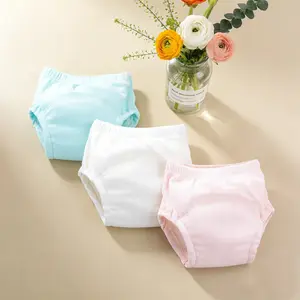 Baby Potty Training Diaper Pants Set, Soft Skin-Friendly, Night Use, Washable Reusable, Ideal for New Parents, 3 Pieces