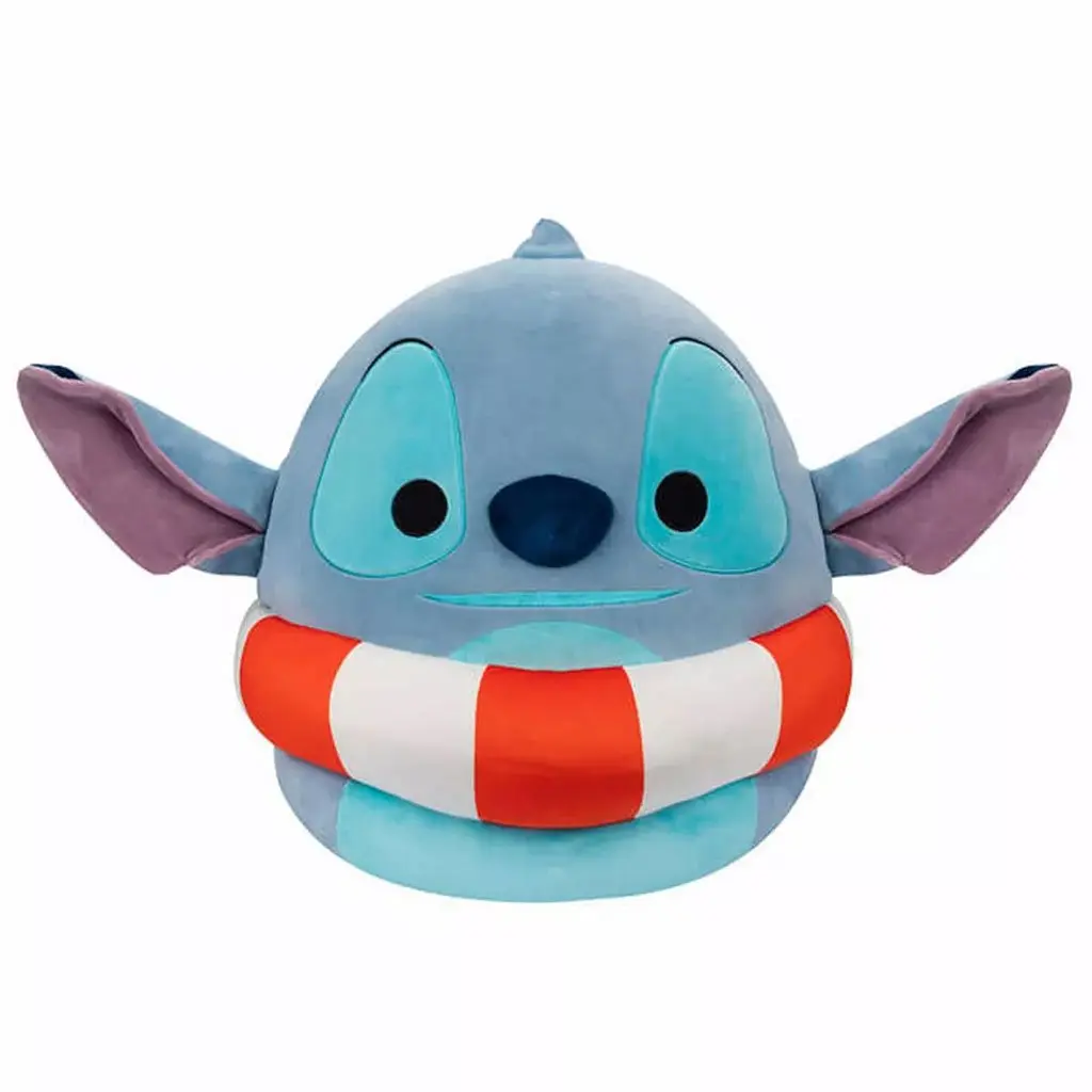 Squishmallows Disney Lilo and Stitch 8" Stitch Floaty Soft Plush Stuffed Animal, Cute Stuffies, Fluffy Fabric Stuffed Toys, Plushie Love, Toys for Toddlers