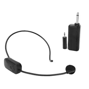 LMBGM ME300 Wireless Headset Microphone System, USB Rechargeable Earphones Mic Set, Ideal for Classroom Meetings Conference Rooms