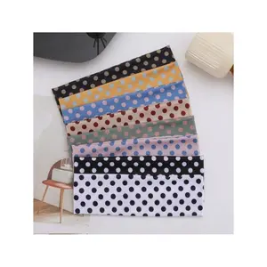 4 Pack Polka Dot Headbands – Elastic Sports Hairbands for Women Girls Daily Wear & Workouts