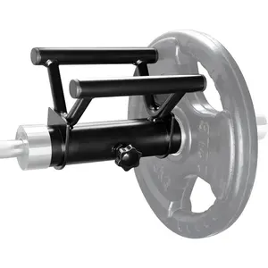 Landmine Handle T Bar Row Attachment for 2" Olympic Barbell, Solid Steel Black Powder-Coated, Ideal for Back Training BRTGYM