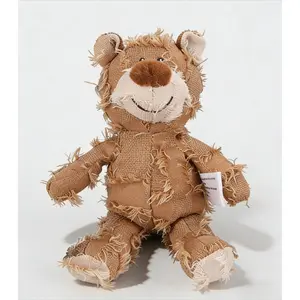Dog Companion For Heavy Chewers-New Indestructible Robust Bear Dog Toy, Unbreakable Stuffed Plush Dog Toys For Aggressive Chewers,Resistant Squeaky Dog ToysFor Heavy Chewers