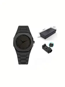 Trendy Quartz Casual Analog Watch for Men & Women, Silicone Strap Design, Ideal for Students, Modern Fashion Accessory, Durable Timepiece, Modern Fashionable Wristwatch