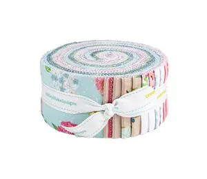 Fabric Riley Blake Precuts Correspondence 40pc 2.5" Strip Rolie Polie RP-17560-40