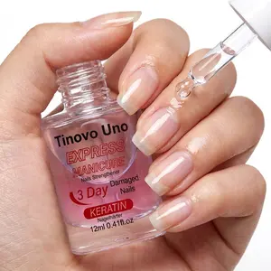 Tinovo Uno Nail Strengthening Essence - Nail Care for Thin, Brittle, and Damaged Nails, Cuticle Hydration and Nourishment, Hardening Nails, Dual-phase Nail Strengthening Essence Manicure, Nail Strengthener
