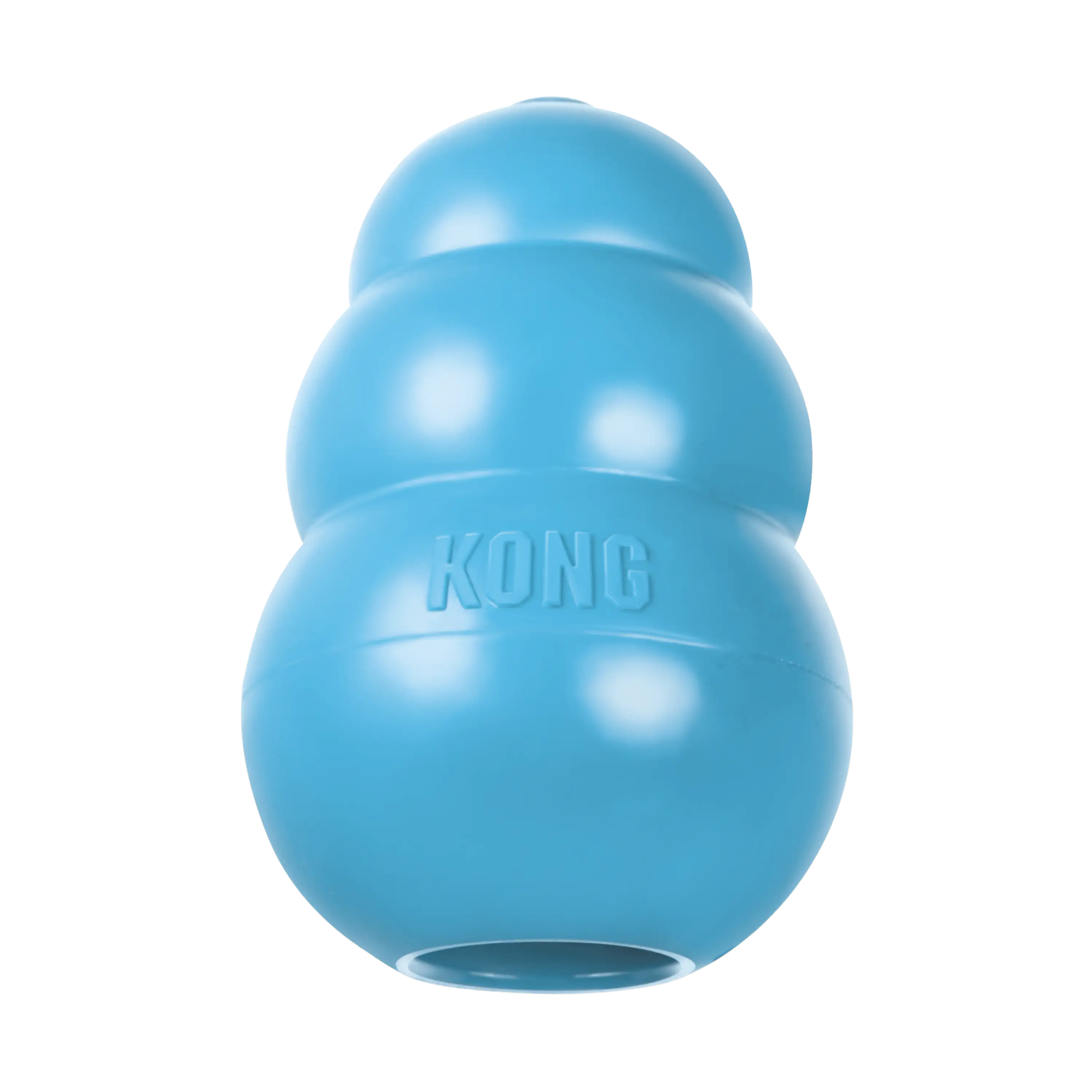 KONG - Puppy Toy Natural Teething Rubber - Fun to Chew, Chase and Fetch - Blue Stuffable For Dog Pet Supplies