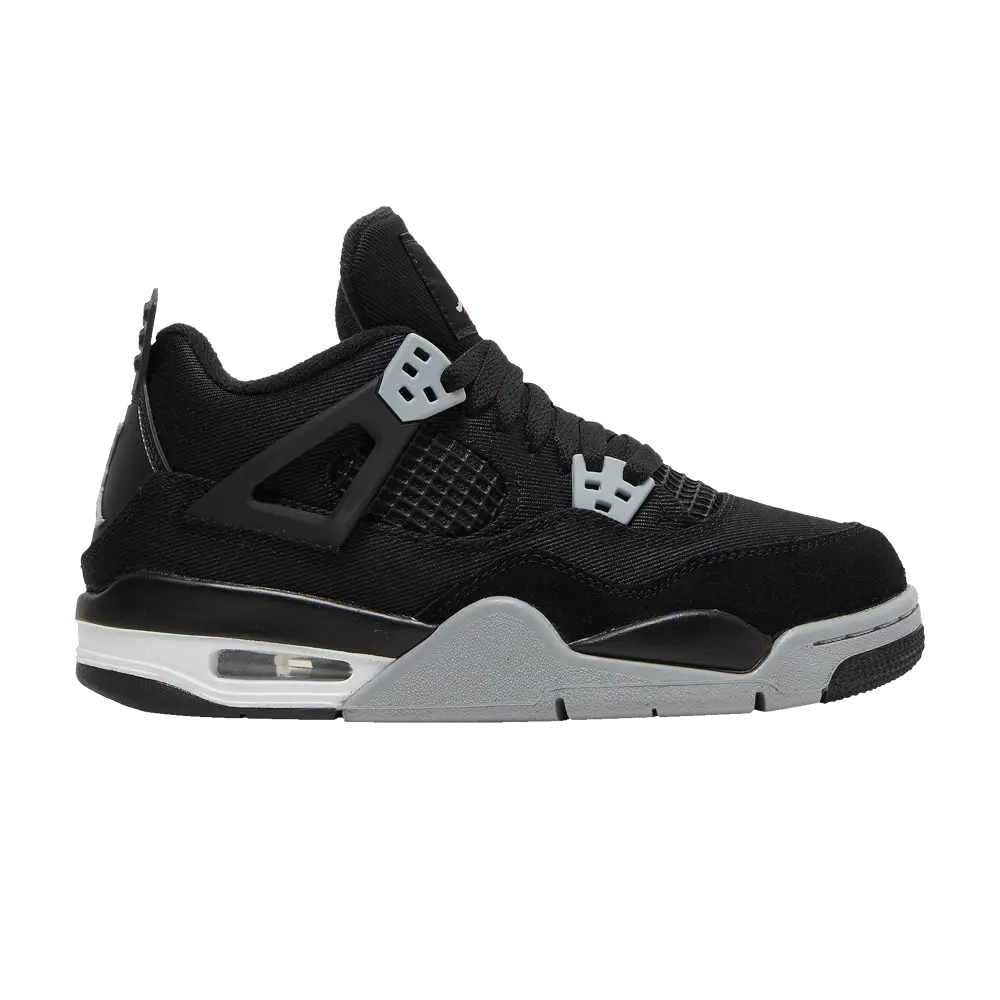 Air Jordan 4 Retro SE GS 'Black Canvas'