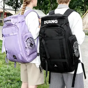 Gift Large Capacity Outdoor Backpack Black Yellow Travel Bag For Men Women Adjustable Strap Laptop Compartment Trolley Sleeve Water-Resistant Nylon Material Street Style for School Outdoor Travel Vacation and Going Out Hand Wash Only