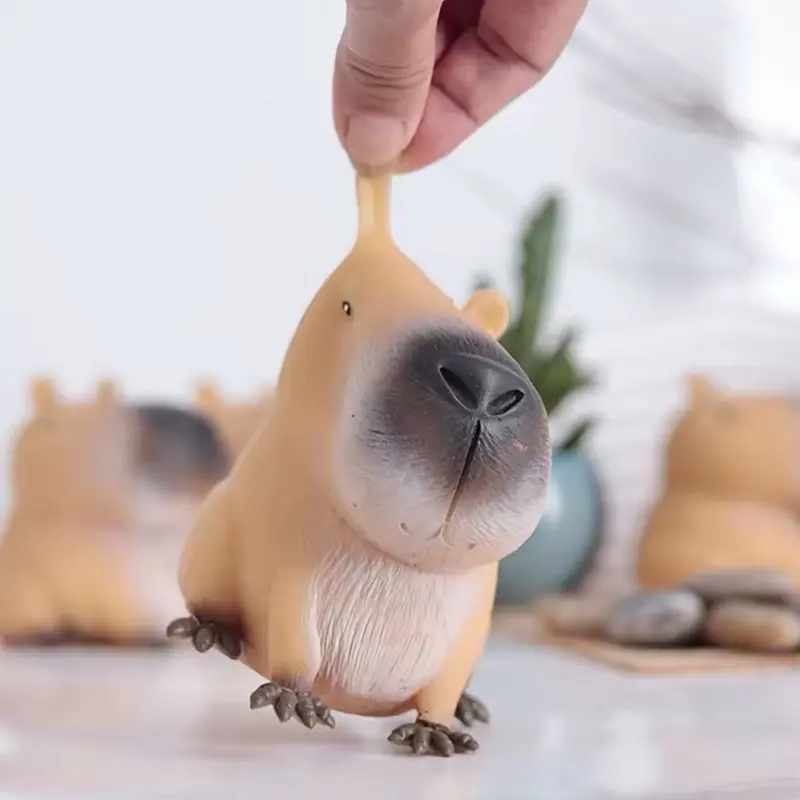 Capybara Relax Squeeze Toy - Quick Rebound, Durable TPR Material,Animal Design for Fun & Stress Relief toys