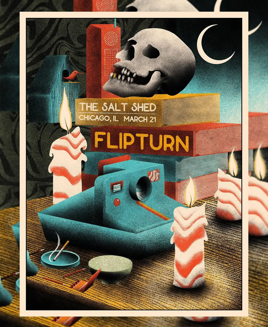 Flipturn Night at The Salt Shed: Chicago 2025 Poster