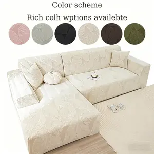 Comfortable Durable Stretch Sofa Cover, Elastic Sofa Slipcover, All-Season Elastic Sofa Protector, Dustproof Non-Slip Full Coverage, Fits Single to Five Seater Sofas