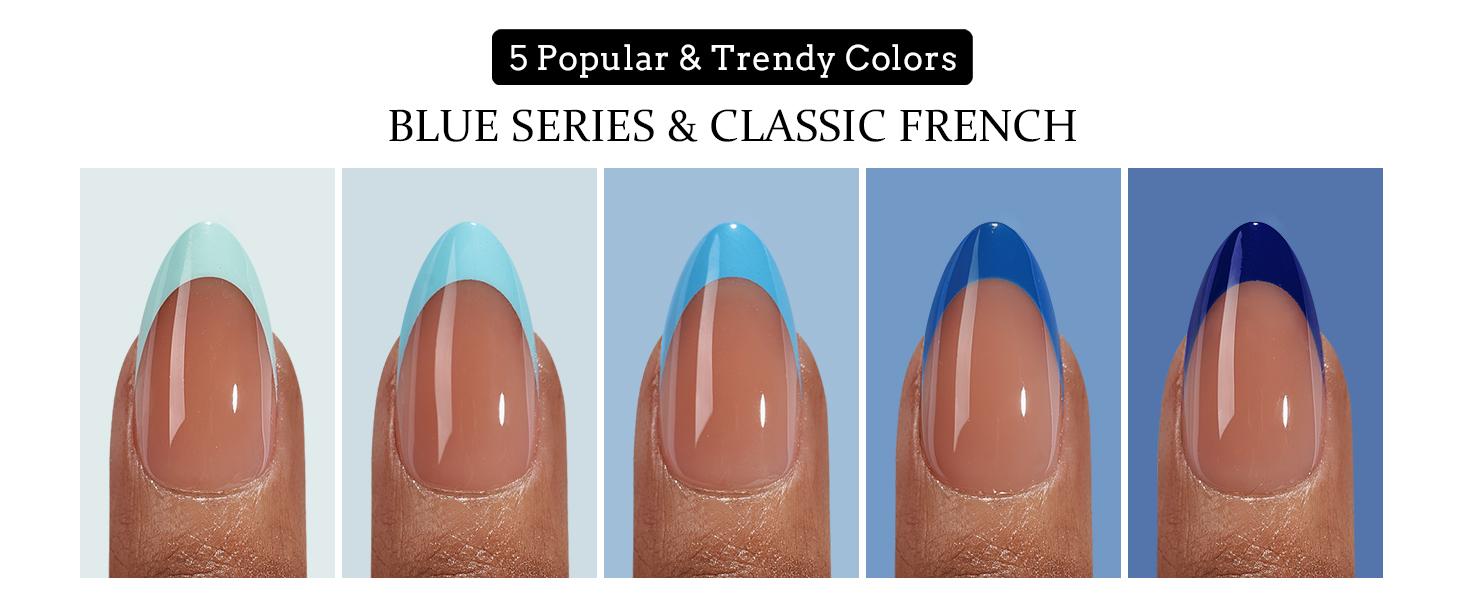 BTArtboxnails XCOATTIPS Press on Nails - 150pcs Christmas Red Short Square or Almond French Tips,Christmas Red Soft Gel False Nail, Soak Off Acrylic Fake Nails Extensions