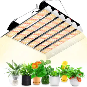 SZHLUX LED Grow Light 200W 2×2ft Coverage Sunlike Full Spectrum Grow Lamp for Hydroponic Indoor Plants Seeding Veg and Bloom Greenhouse Growing Light Fixture Led Plant Light